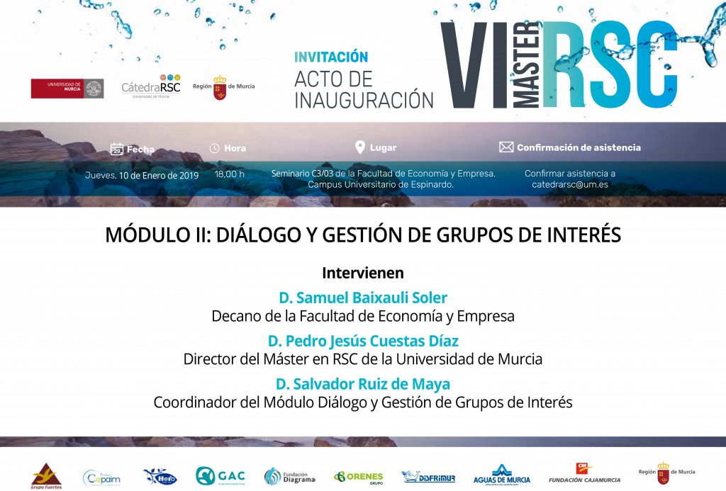 Inauguración Módulo II Máster RSC